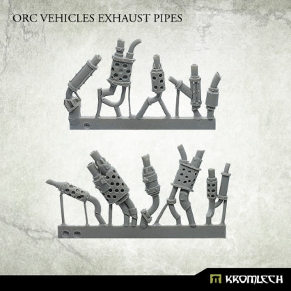 Orc Vehicles Exhaust Pipes (10) Minatures Kromlech    | Red Claw Gaming