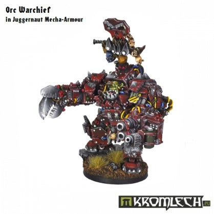 Orc Warchief in Juggernaut Mecha-Armour (1) Minatures Kromlech    | Red Claw Gaming