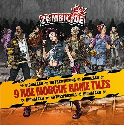 Zombicide Rue Morge Game Tiles Board Games CMON Games    | Red Claw Gaming