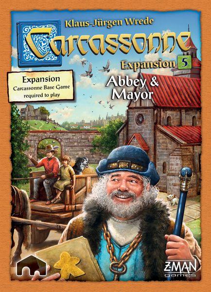 Carcassonne Expansion 5: Abbey & Mayor (2017) Board Games Z-Man Games    | Red Claw Gaming