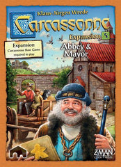 Carcassonne Expansion 5: Abbey & Mayor (2017) Board Games Z-Man Games    | Red Claw Gaming