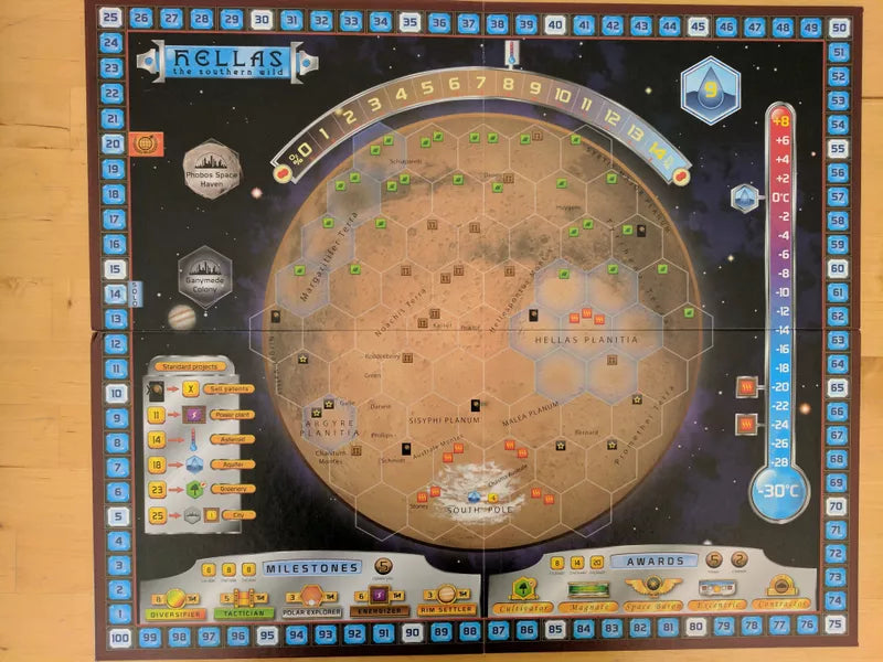 Terraforming Mars Hellas and Elysium Board Games Stonemaier Games    | Red Claw Gaming