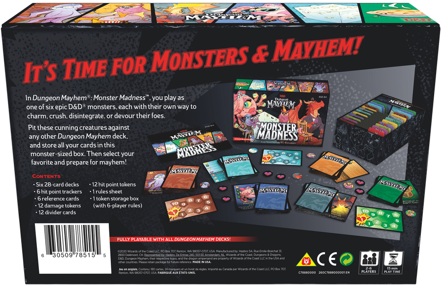 Dungeon Mayhem: Monster Madness Board Games Universal DIstribution    | Red Claw Gaming