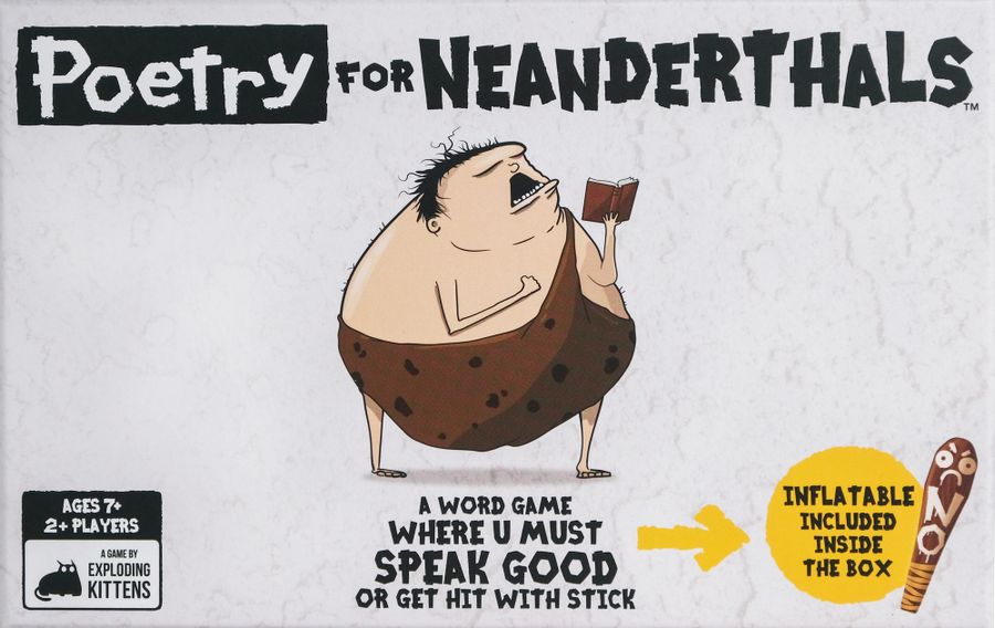 Poetry For Neanderthals Board Game Exploding Kittens    | Red Claw Gaming