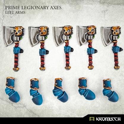 Prime Legionaries CCW Arms: Axes [left] (5) Minatures Kromlech    | Red Claw Gaming