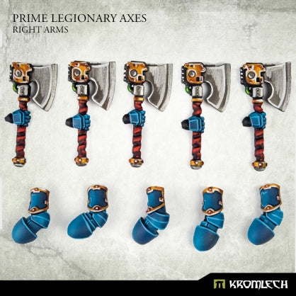 Prime Legionaries CCW Arms: Axes [right] (5) Minatures Kromlech    | Red Claw Gaming