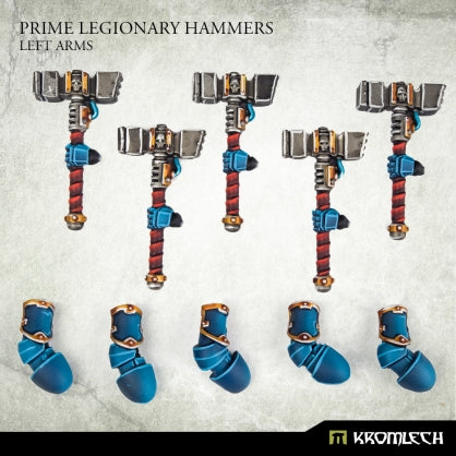 Prime Legionaries CCW Arms: Hammers [left] (5) Minatures Kromlech    | Red Claw Gaming