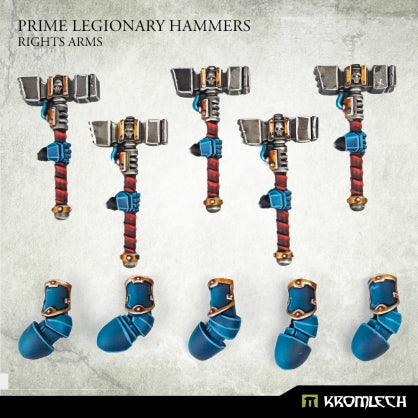 Prime Legionaries CCW Arms: Hammers [right] (5) Minatures Kromlech    | Red Claw Gaming
