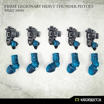 Prime Legionaries CCW Arms: Heavy Thunder Pistols [right] (5) Minatures Kromlech    | Red Claw Gaming