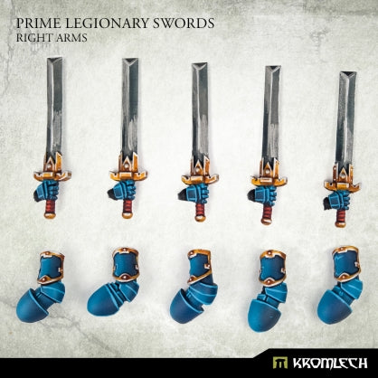 Prime Legionaries CCW Arms: Swords [right] (5) Minatures Kromlech    | Red Claw Gaming