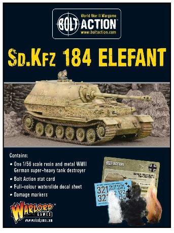 Sd.Kfz 184 Elefant heavy tank destroyer Germany Warlord Games    | Red Claw Gaming