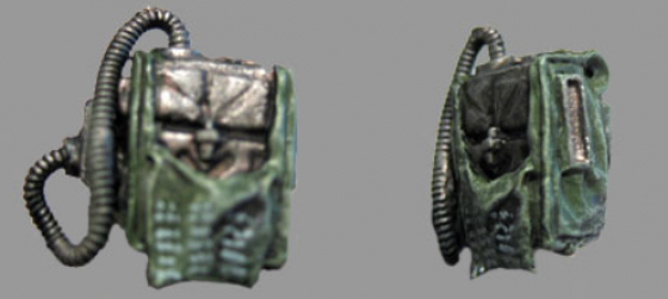 Communications Backpacks Minatures Secret Weapon    | Red Claw Gaming