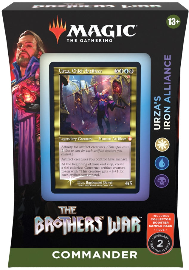 The Brothers' War Commander Deck - Urza's Iron Alliance Sealed Magic the Gathering Wizards of the Coast (Sealed)    | Red Claw Gaming