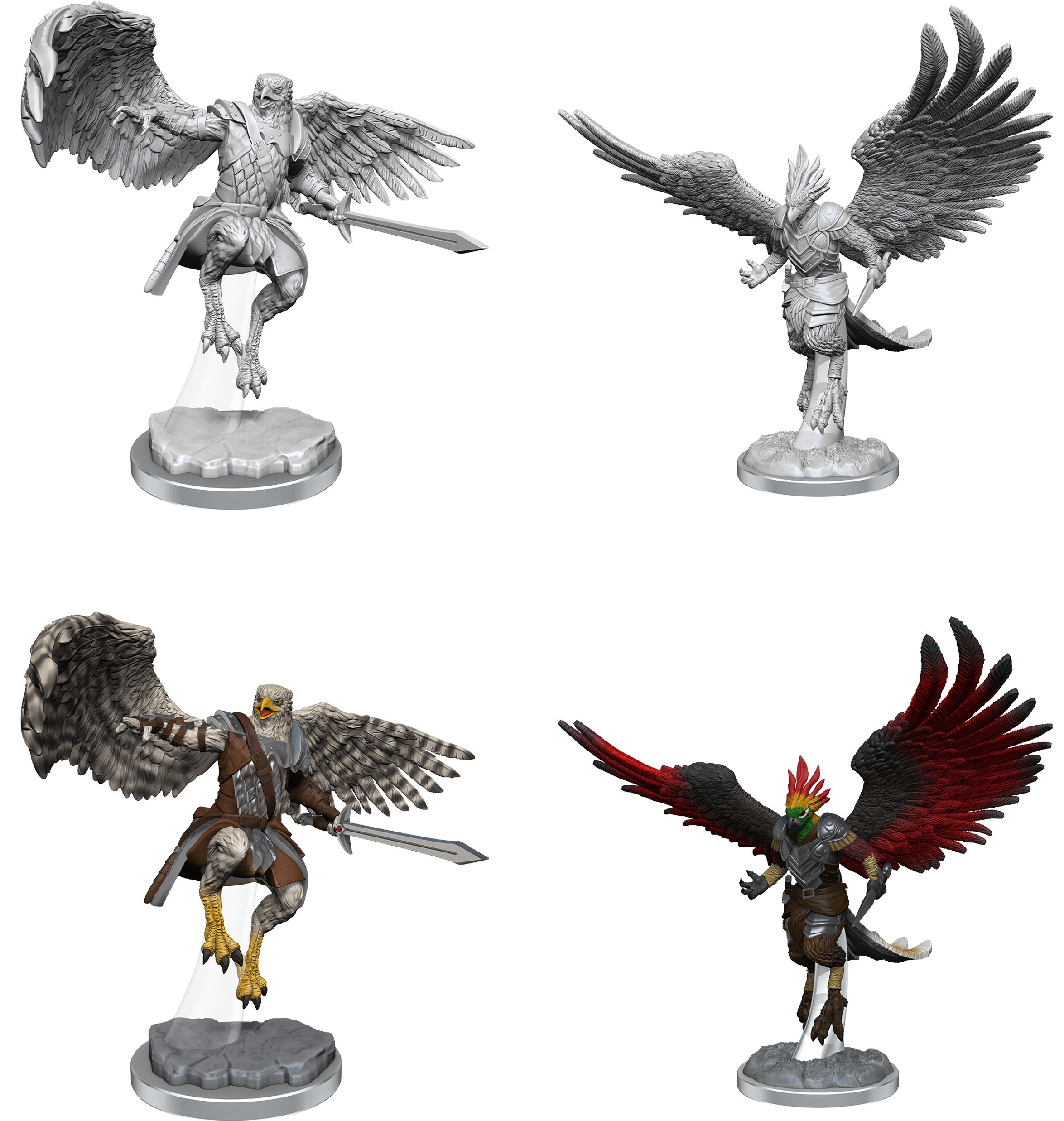 D&D Nolzur's Marvelous Miniatures: AARAKOCRA PALADINS Minatures Wizkids Games    | Red Claw Gaming