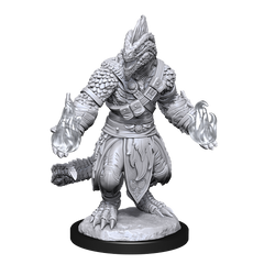 D&D Nolzur's Marvelous Miniatures: Lizardfolk Barbarian and Lizardfolk Cleric Minatures Wizkids Games    | Red Claw Gaming