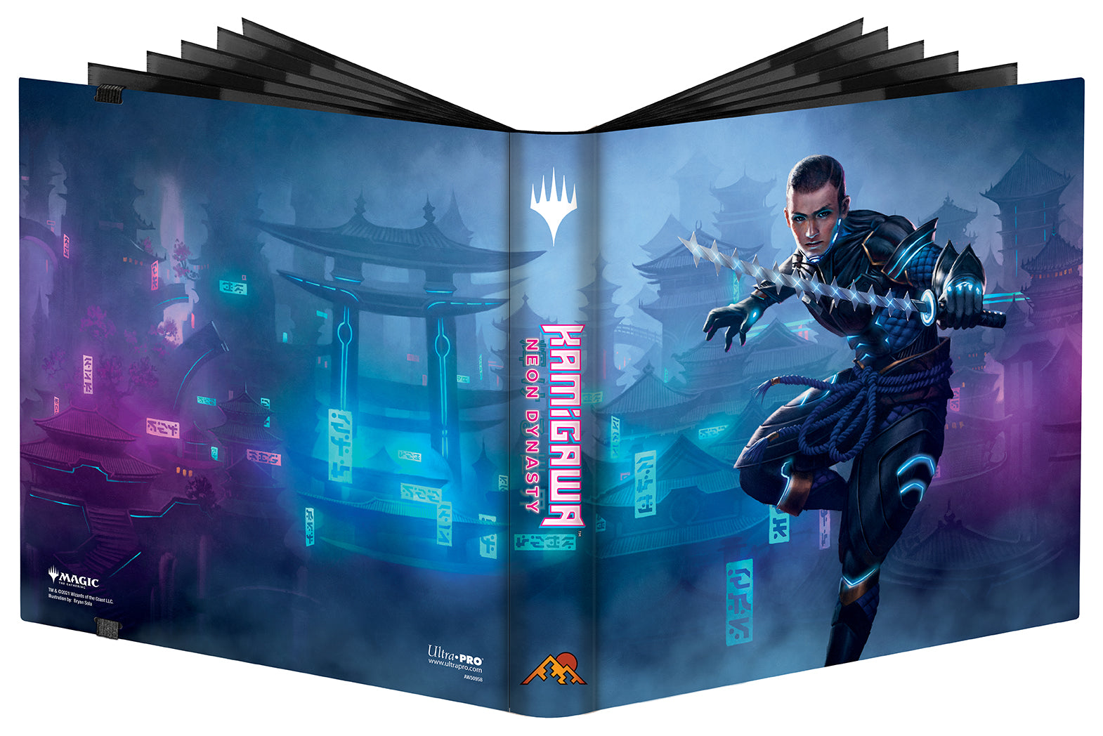 UP BINDER PRO 12PKT MTG KAMIGAWA NEON DYNASTY Album Ultra Pro    | Red Claw Gaming