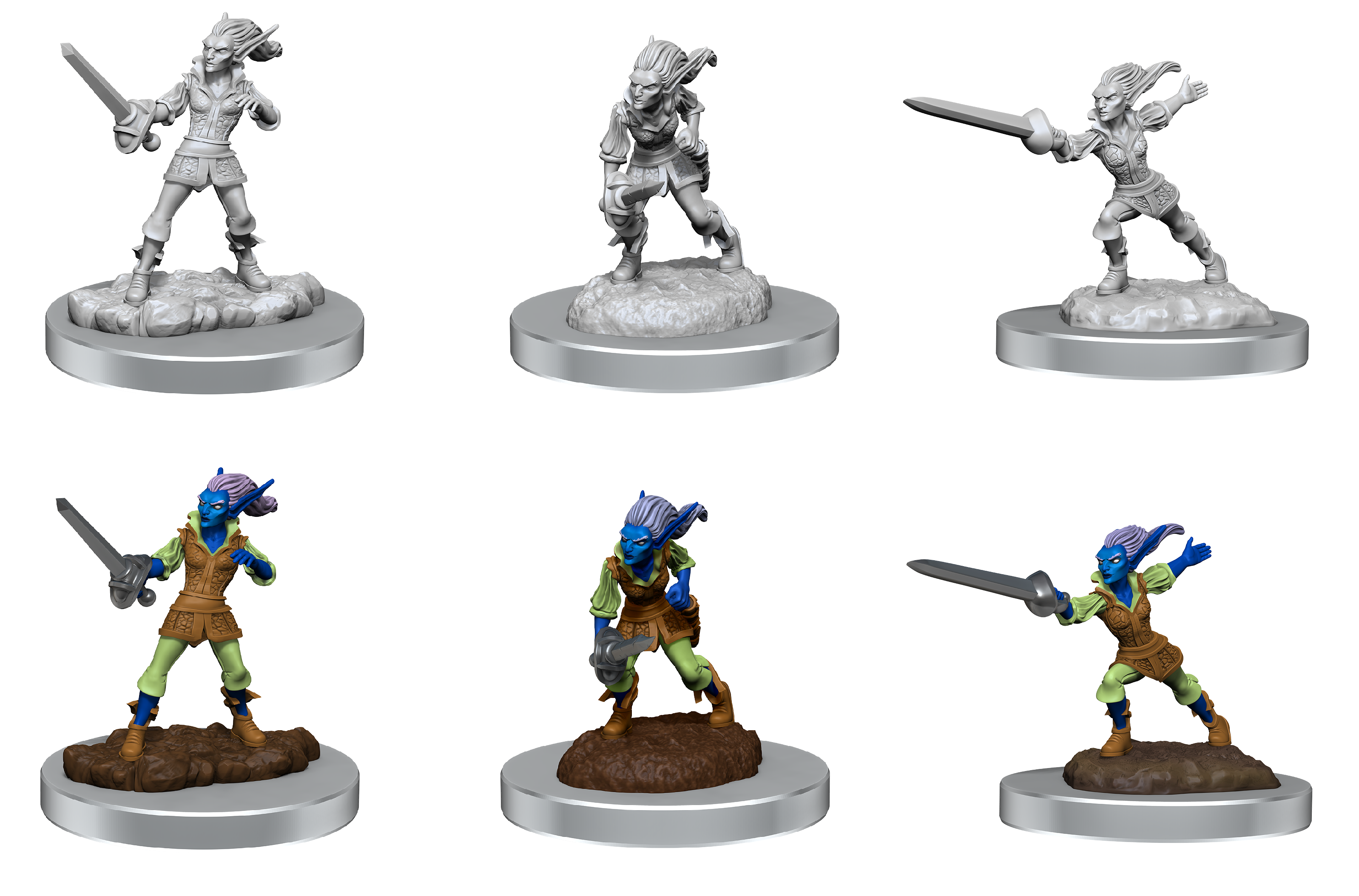 D&D Nolzur's Marvelous Miniatures: Quicklings Minatures Wizkids Games    | Red Claw Gaming