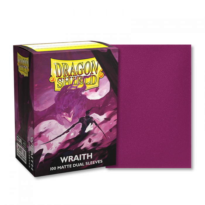 Dragon Shield Dual Matte Sleeve - WRAITH 100ct Dragon Shield Dragon Shield    | Red Claw Gaming