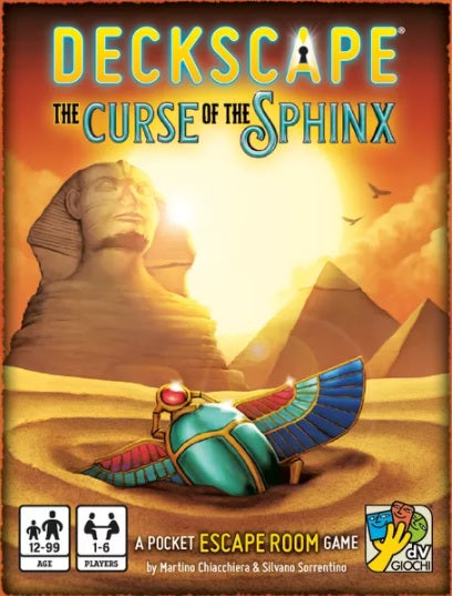 DECKSCAPE - THE CURSE OF THE SPHINX Board Games Universal DIstribution    | Red Claw Gaming