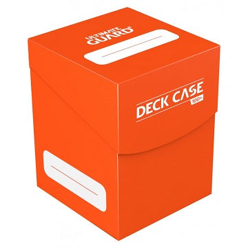 UG DECK CASE STANDARD ORANGE 100+ Deck Box Ultimate Guard    | Red Claw Gaming