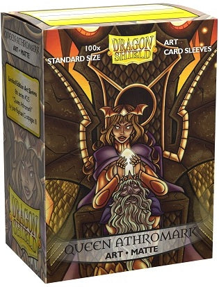 DRAGON SHIELD SLEEVES MATTE QUEEN ATHROMARK 100CT Dragon Shield Dragon Shield    | Red Claw Gaming