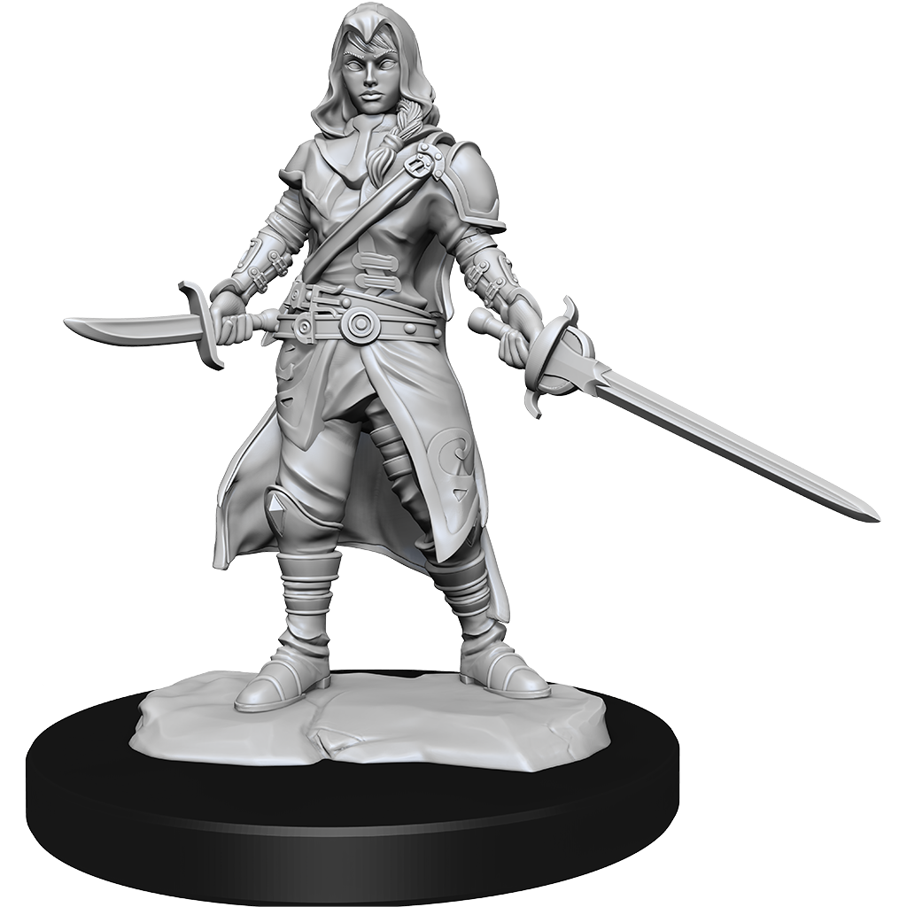 D&D Nolzur's Marvelous Miniatures: Half-Elf Rogue  Female Minatures Wizkids Games    | Red Claw Gaming