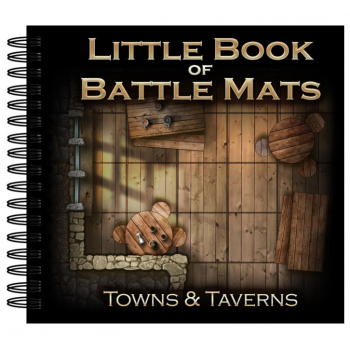 Little BOOK OF BATTLE MATS TOWNS AND TAVERNS EDITION Role Playing Universal DIstribution    | Red Claw Gaming