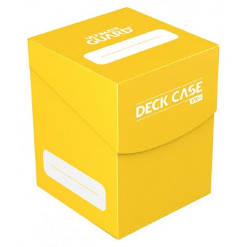 UG DECK CASE STANDARD YELLOW 100+ Deck Box Ultimate Guard    | Red Claw Gaming