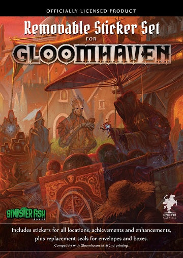 Gloomhaven Reusable Stickers Board Games Cephalofair Games    | Red Claw Gaming