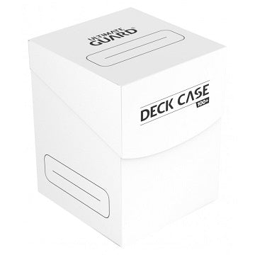 UG DECK CASE STANDARD WHITE 100+ Deck Box Ultimate Guard    | Red Claw Gaming