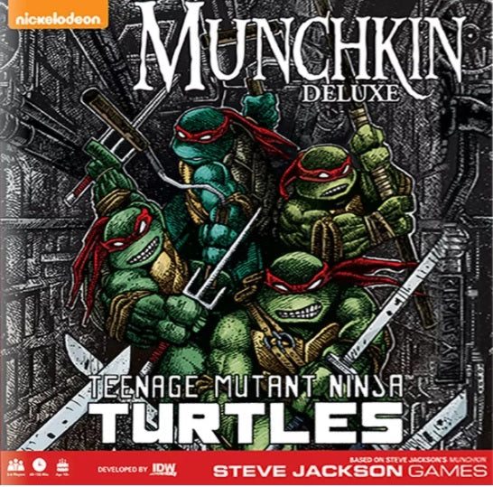 MUNCHKIN DELUXE TEENAGE MUTANT NINJA TURTLES Board Games Steve Jackson    | Red Claw Gaming