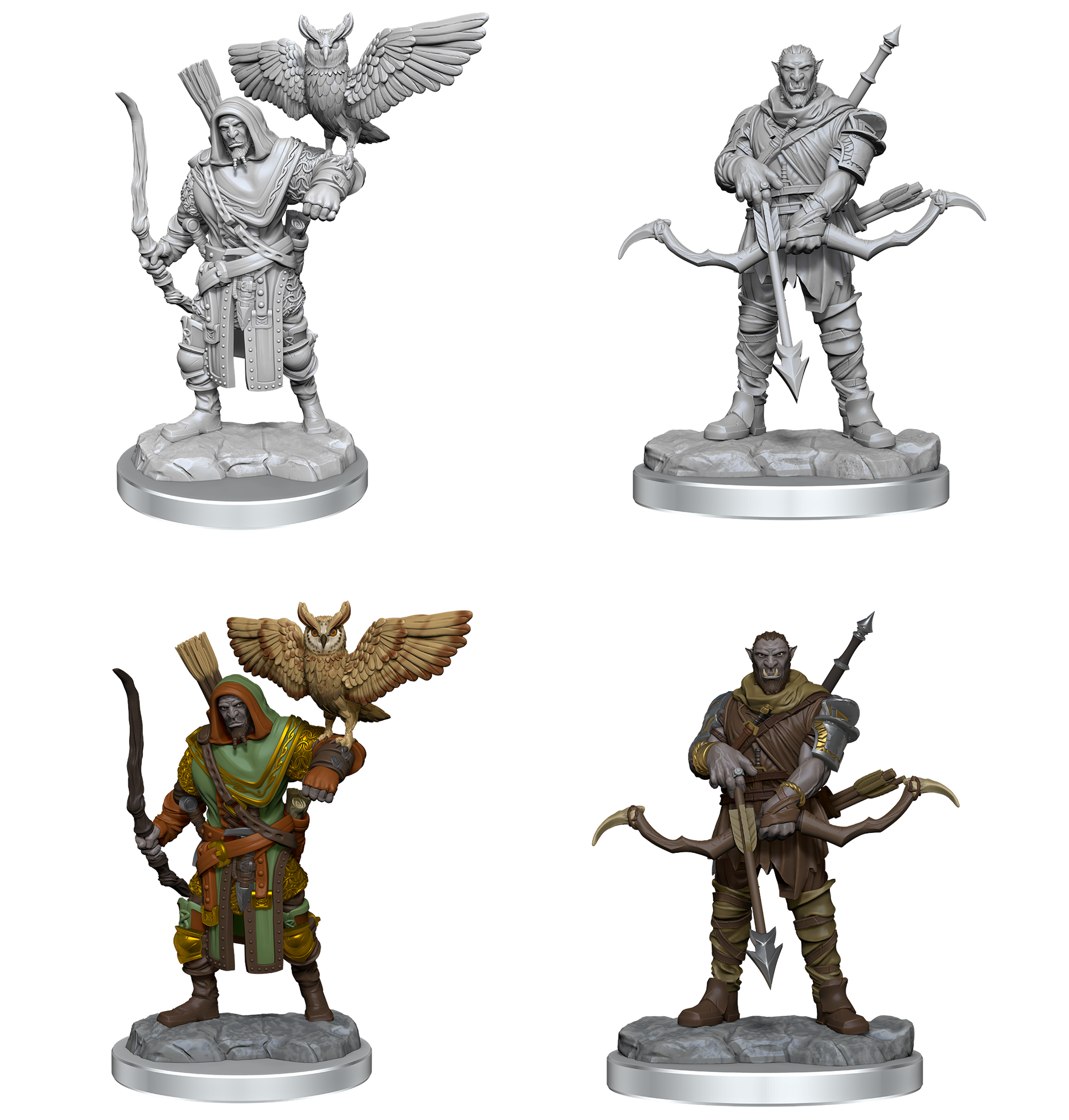 D&D Nolzur's Marvelous Miniatures:  ORC RANGER MALE Minatures Wizkids Games    | Red Claw Gaming