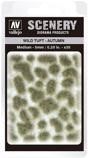 VALLEJO: SCENERY MEDIUM WILD TUFT AUTUMN Tufts Vallejo    | Red Claw Gaming