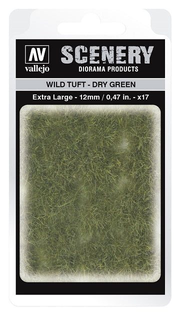 VALLEJO: SCENERY EXTRA LARGE WILD TUFT DRY GREEN Tufts Vallejo    | Red Claw Gaming