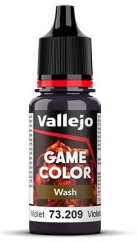 GAME COLOR WASH 209-18ML. VIOLET Vallejo Game Color Wash Vallejo    | Red Claw Gaming