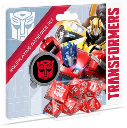 TRANSFORMERS RPG DICE SET RPG Book Wizards of the Coast    | Red Claw Gaming