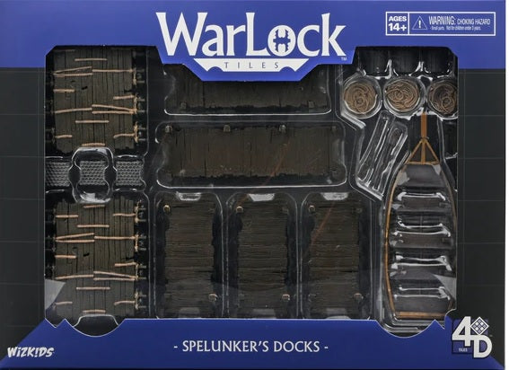 WARLOCK TILES: ACCESSORY - SPELUNKER'S DOCKS Minatures Wizkids Games    | Red Claw Gaming