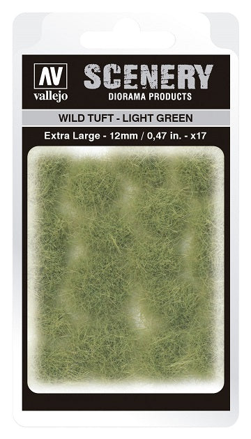 VALLEJO: SCENERY EXTRA LARGE WILD TUFT LIGHT GREEN Tufts Vallejo    | Red Claw Gaming