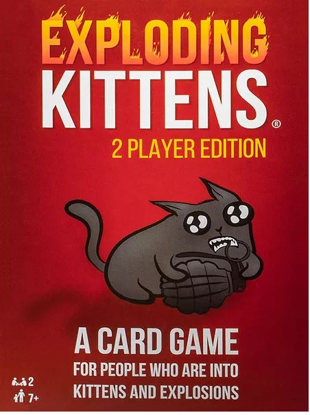 Exploding Kittens 2 Player Edition Board Game Exploding Kittens    | Red Claw Gaming