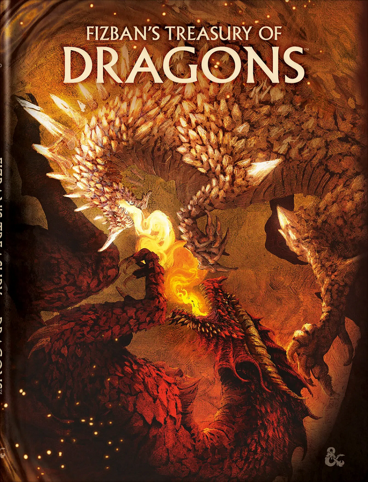 Dungeons & Dragons Fizban's Treasury of Dragons HC Alt Cover D&D Book Wizards of the Coast    | Red Claw Gaming