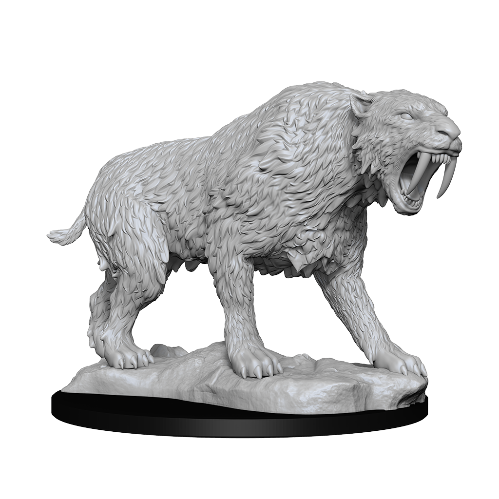 Wizkids Deepcuts: Saber-Toothed Tiger Minatures Wizkids Games    | Red Claw Gaming