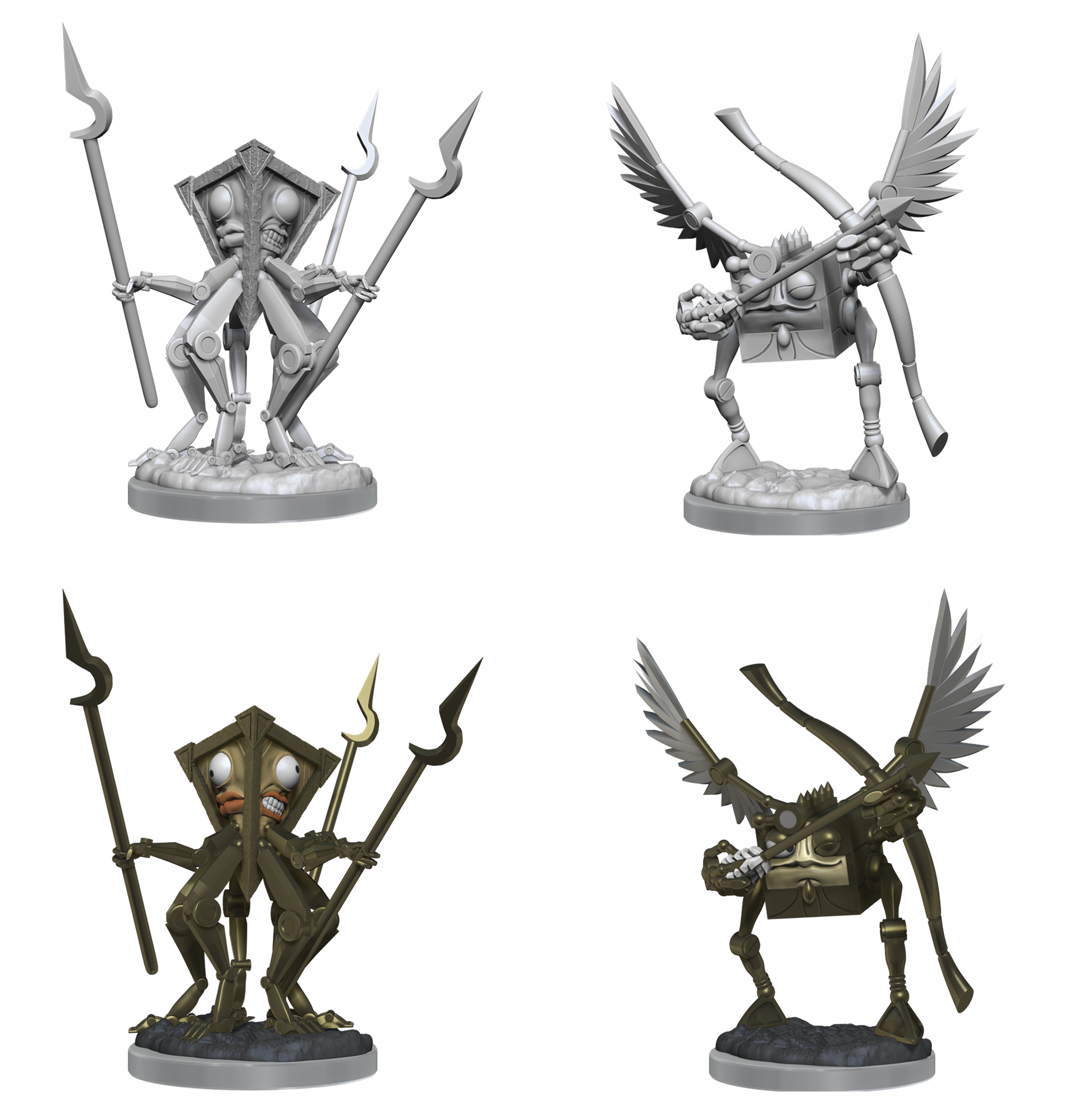 D&D Nolzur's Marvelous Miniatures: Modrons Minatures Wizkids Games    | Red Claw Gaming