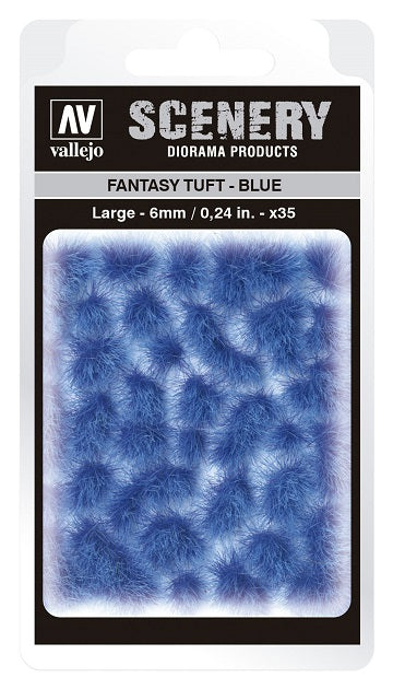 VALLEJO: SCENERY LARGE FANTASY TUFT BLUE Tufts Vallejo    | Red Claw Gaming