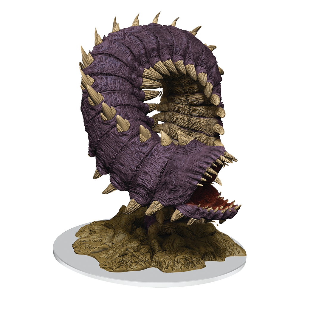 D&D Nolzur's Marvelous Miniatures:  PURPLE WORM Minatures Wizkids Games    | Red Claw Gaming