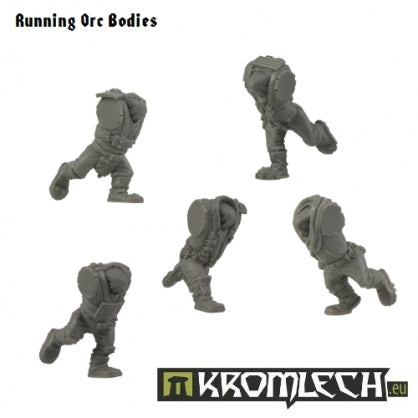 Running Orc Bodies (5) Minatures Kromlech    | Red Claw Gaming