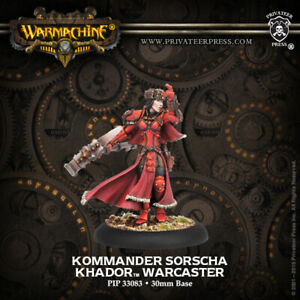 Khador Kommander Sorscha Miniatures Clearance    | Red Claw Gaming