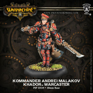 Khador Kommander Andrei Malakov Miniatures Clearance    | Red Claw Gaming