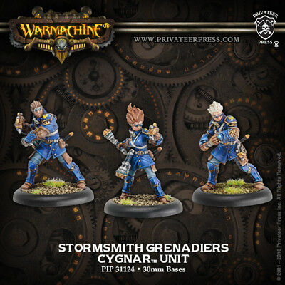 Cygnar Stormsmith Grenadiers Miniatures Clearance    | Red Claw Gaming