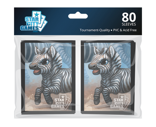 Creature Collection Zebra Card Sleeves Star City Games    | Red Claw Gaming