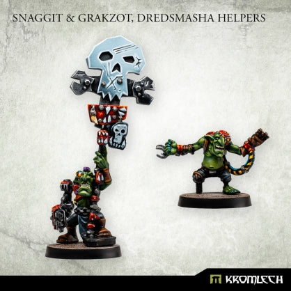 Snaggit & Grakzot, Dredsmasha Helpers (2) Minatures Kromlech    | Red Claw Gaming